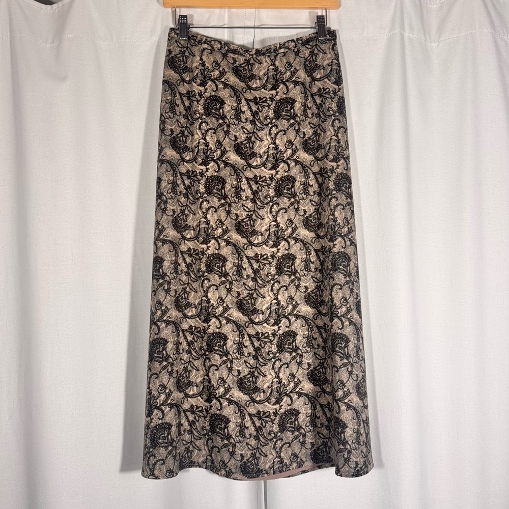 Liz Claiborne Petite Paisley Floral Midi Skirt